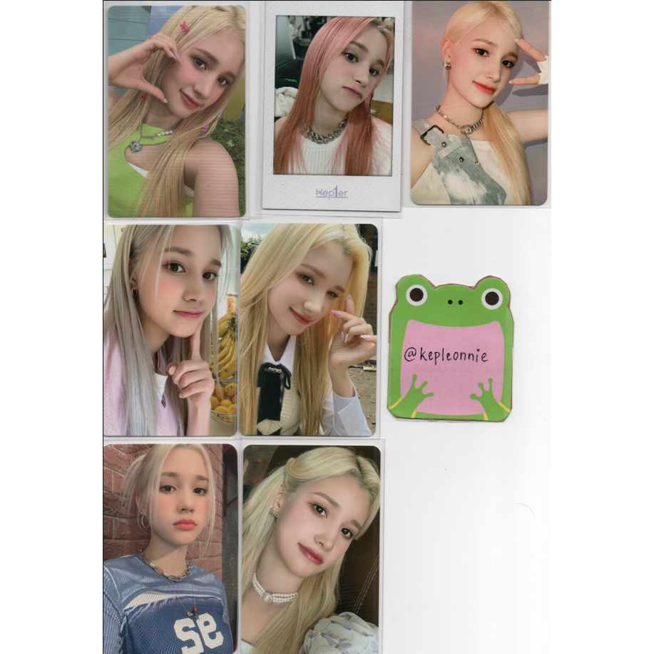 Bahiyyih hiyyih huening kep1er lovestruck digipack minirecord mukor music korea mini l holder mihol 