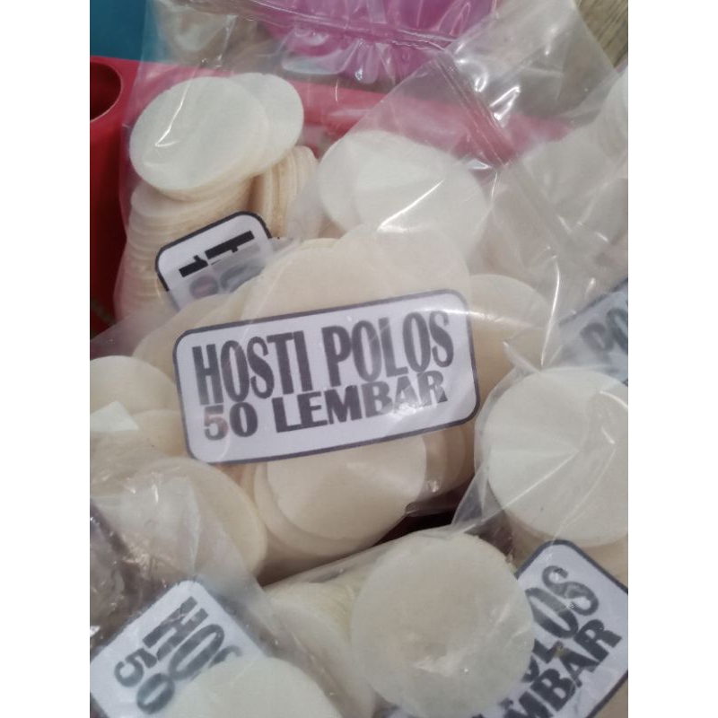 

HOSTI POLOS KECIL ISI 50 KEPING (RP.17.000)