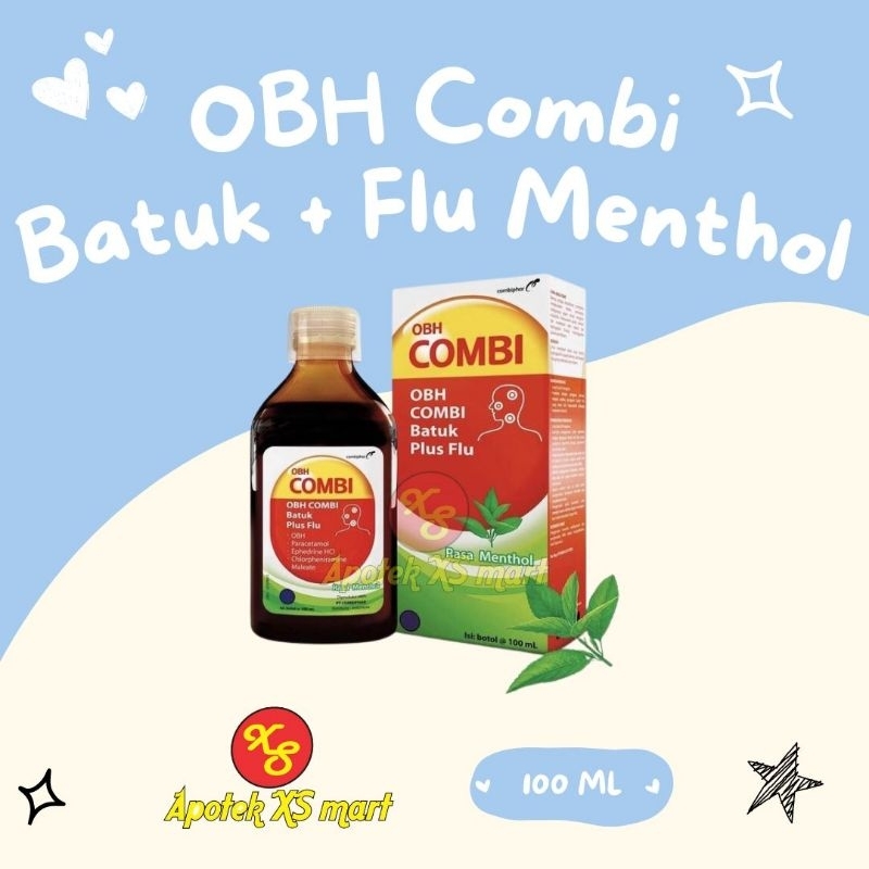 OBH COMBI BATUK + FLU SYRUP - MEMBANTU MEREDAKAN BATUK DAN FLU