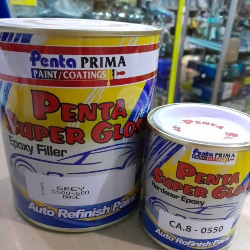 Epoxy filler penta super gloss grey,White 1kg
