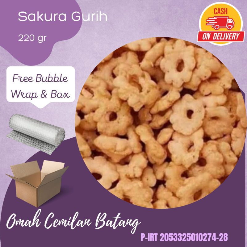 

Snack sakura/Snack sakura gurih/Snack kiloan murah/camilan sakura/camilan Riri/camilan kiloan murah