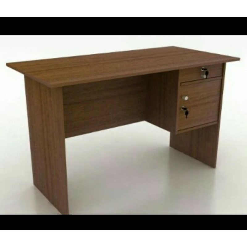 CARGO UNTUK LUAR BANDUNG meja kerja meja kantor meja ketik meja tulis kayu 1/2 biro panjang 120 cm o