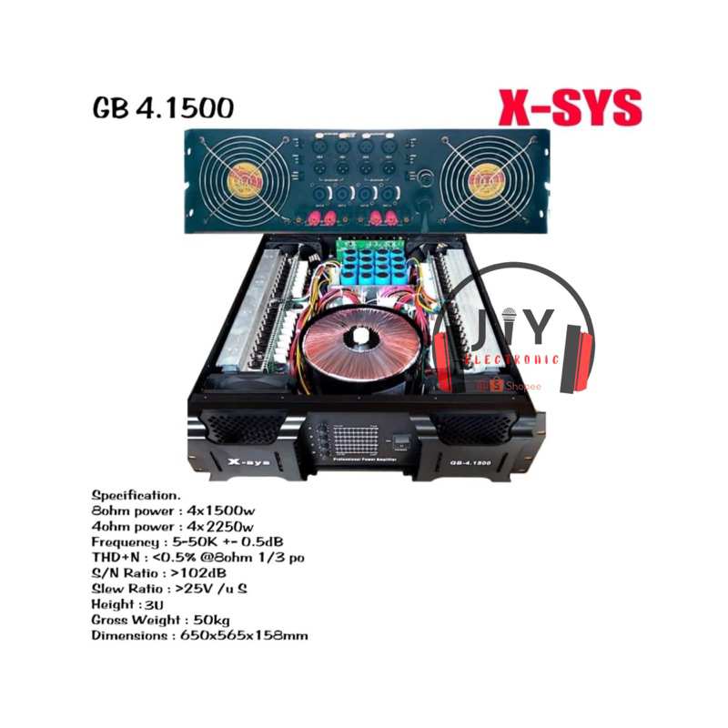 Power X-Sys 4 Channel GB4.1500 GB 4.1500