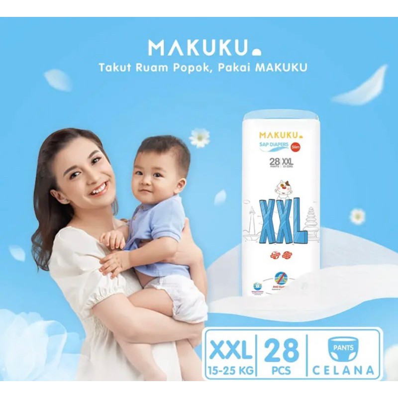 Makuku SAP diapers slim XXL28