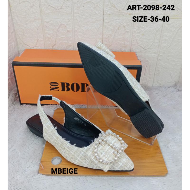 SEPATU FLAT IMPORT WANITA NOBODY 2098-242