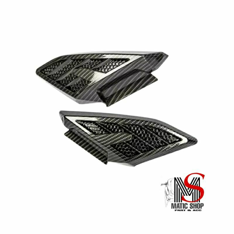 ( NEMO )SIRIP PIJAKAN BODY SAMPING/SIRIP HIU NEW NMAX 2020 CARBON ZORO NEMO