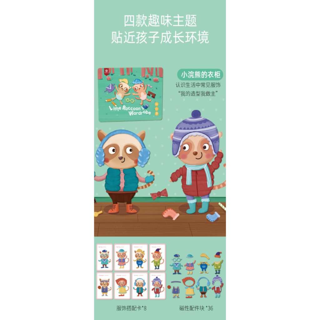 

Anak Magnetic Game Edukasi - Mainan Racoon Limited Pinwheel Jual