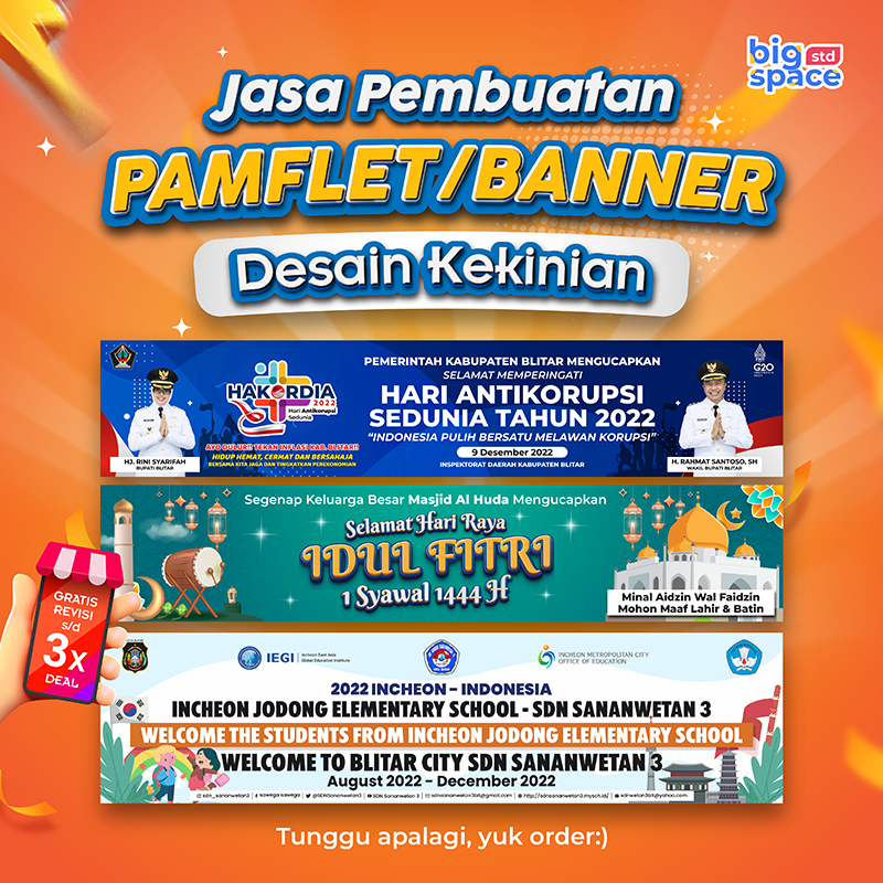 Jasa Desain Banner/Pamflet Bebas Ukuran
