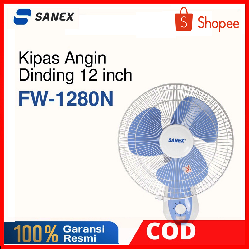 KIPAS ANGIN DINDING SANEX / SONUS WF1280 / 1201 12 INCH / KIPAS DINDING / KIPAS ANGIN MURAH / KIPAS 