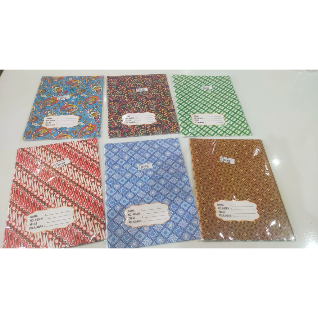 

Sampul Motif Batik Ukuran Kwarto / Boxy (20 Lembar) / Sampul Buku Sekolah Anak