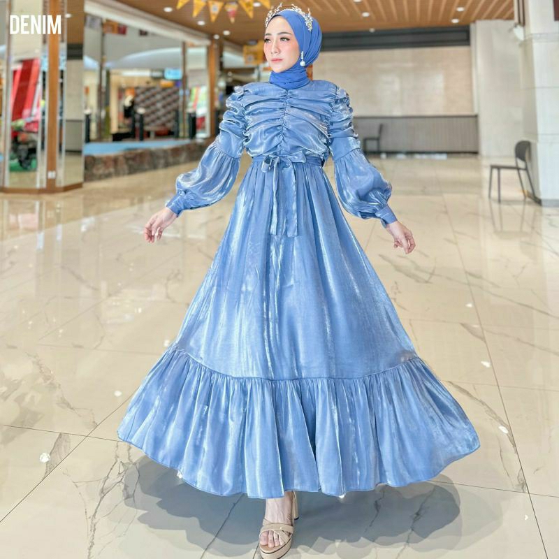 Balerinna Shimmer dress//Shimmer Dress/Shimmer terbaru/Shimmer muslim/Solfieshop/Dress kondangan/Dre