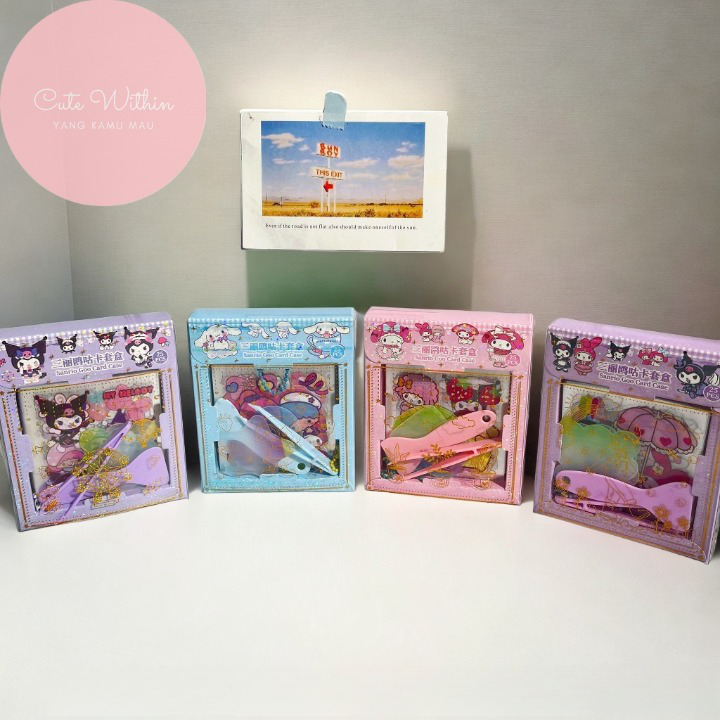 

Boks Stiker Isi 10 Lembar Set FREE Penjepit Perata Gantungan Kunci - MOTIF SANRIO CYW - stiker cute girl kado unik bungkus gambar hadiah sovenir alat tulis kerja sekolah kantor lucu