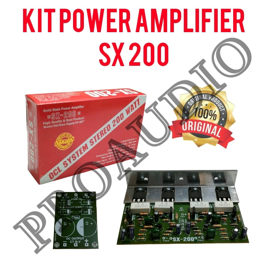 Kit Power OCL SX-200 Sx200 sx200 SX 200 Bell 200 watt Stereo GBR ORIGINAL