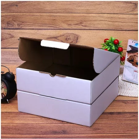

Kardus uk 20x20x7 cm (ECER) Die Cut Box Kotak Packing Aksesoris Baju Makanan Pizza Hijab Kue