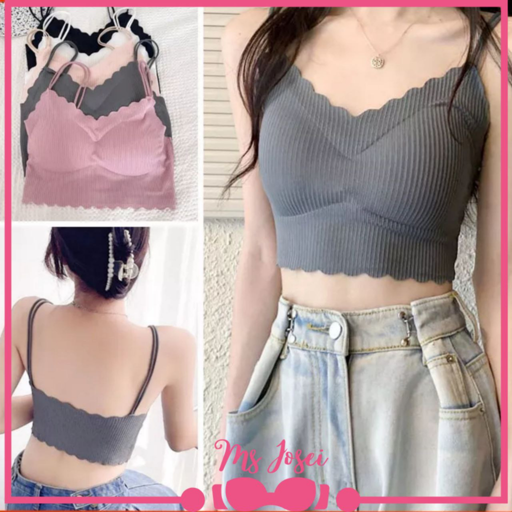 MS JOSEI - SPORT BRA LACE PUSH UP TANPA KAWAT BRALATE ELASTIS DENGAN BUSA BAHAN HALUS BRA157