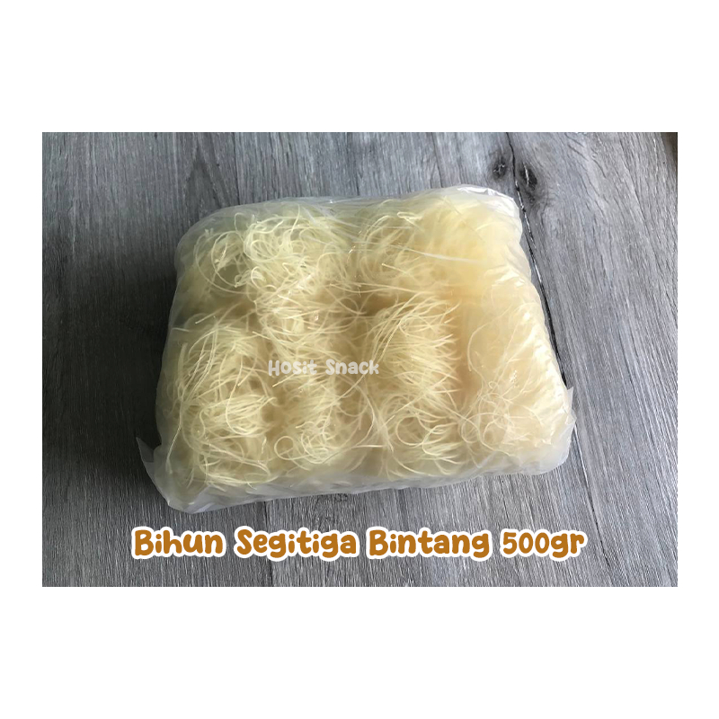 

Bihun Beras Segitiga Bintang 500gr 1/2kg Kiloan Ecer / Mifun / Mihun Halal