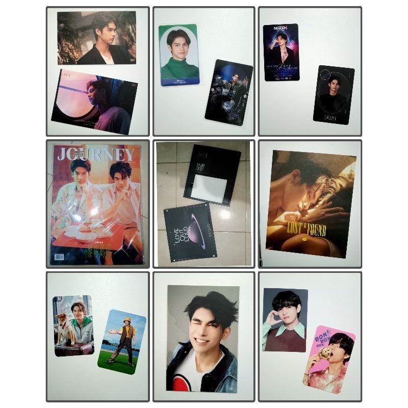 Photocard, Posca, Magazine, Poster, Box Only || Bright Vacirawit, Gulf, Kanawut, Yin Anan, MileApo, 