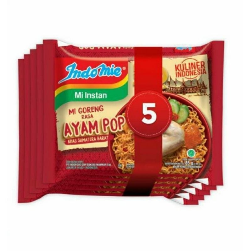 

5 PCS INDOMIE GORENG AYAM POP