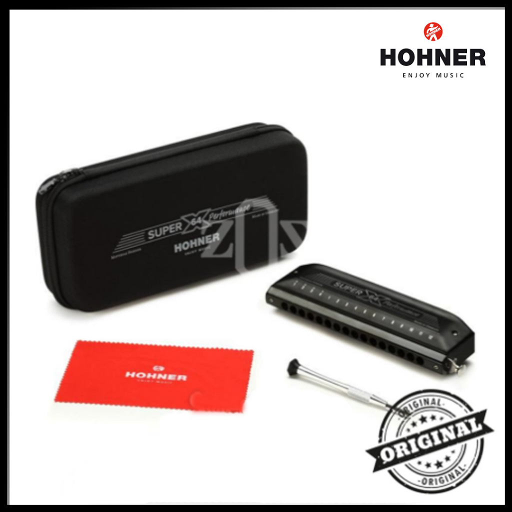 Harmonika Harmonica Chromatic Hohner Super 64X Performance