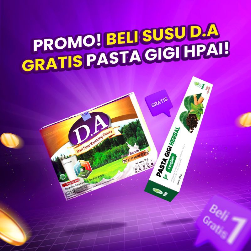 

Susu Kambing Etawa Sachet D.A