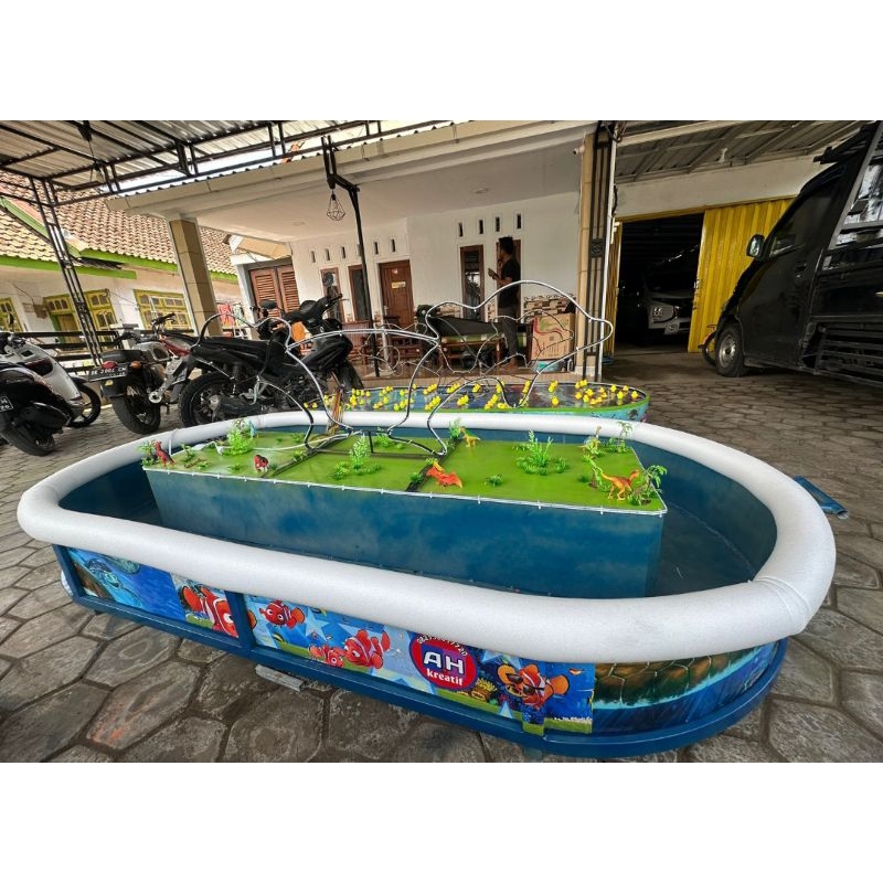 PANCINGAN AIR OVAL|Mainan Pasar Malam|Mainan Edukatif|Mainan Rental Usaha