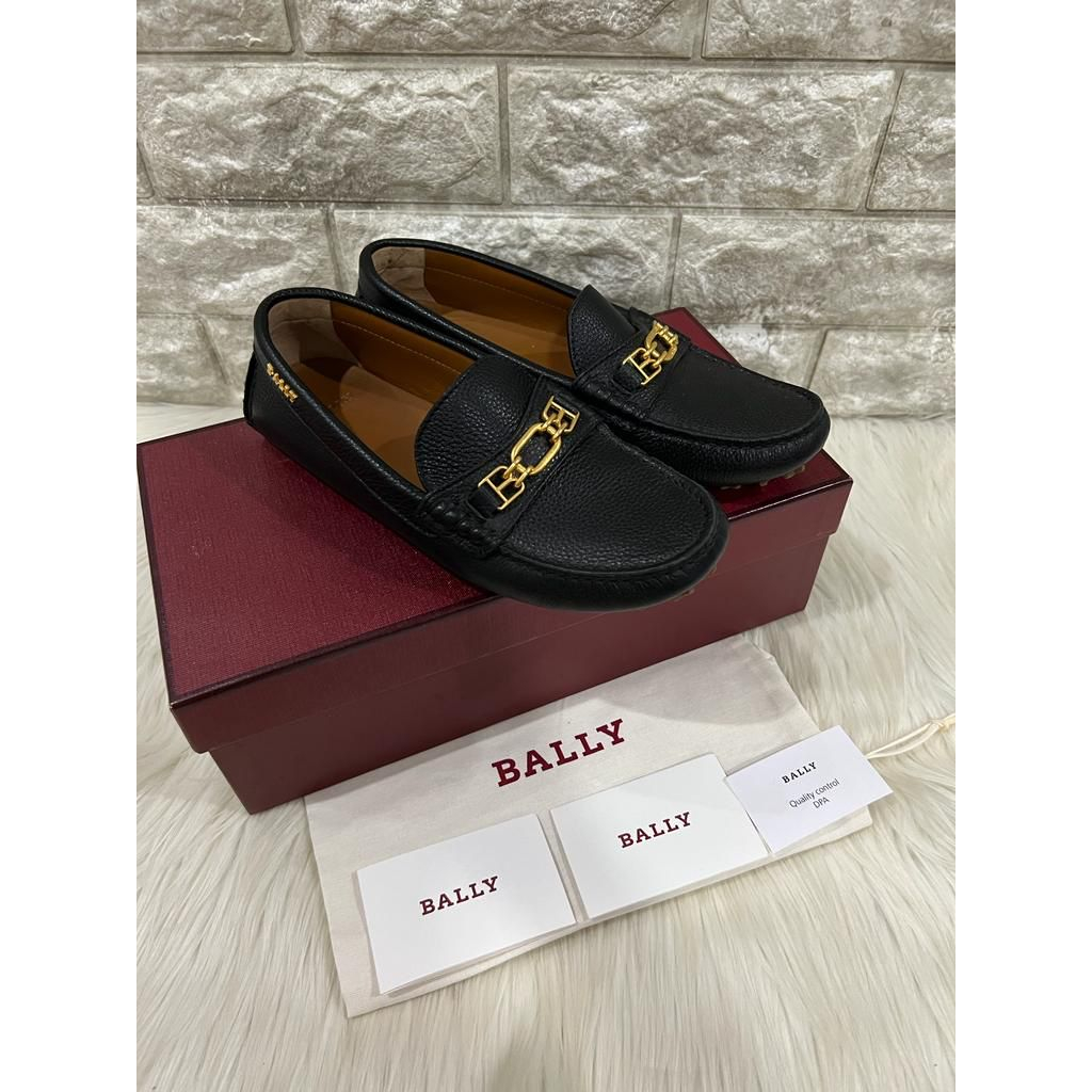 Sepatu Wanita Authentic Shoes Bally Grained Size 37 Branded Original Preloved