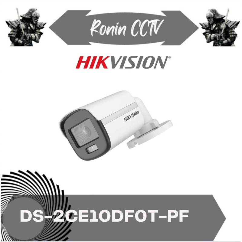 CCTV Kamera HIKVISION DS-2CE10DF0T-PF Outdoor 2 MP Colorvu 1080p 2 Megapixel