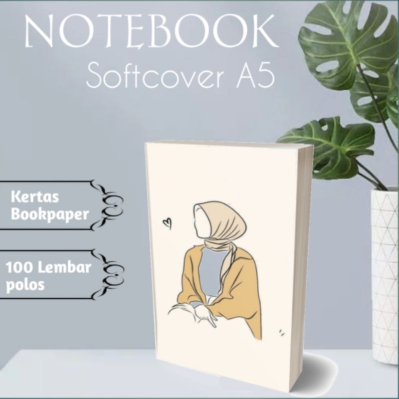 

NOTEBOOK A5 softcover ISI POLOS Buku catatan jurnal Bookpaper