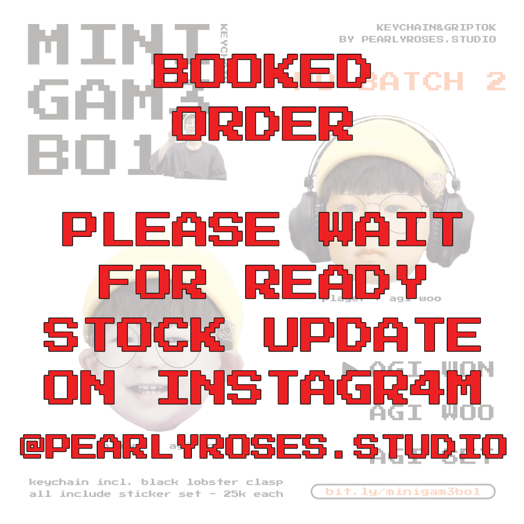 [BOOKED] Mini Wonwoo GAM3BO1 by pearlyroses.studio