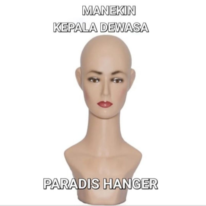 Manekin Kepala Dewasa | Display Topi | Manekin Kepala Jilbab