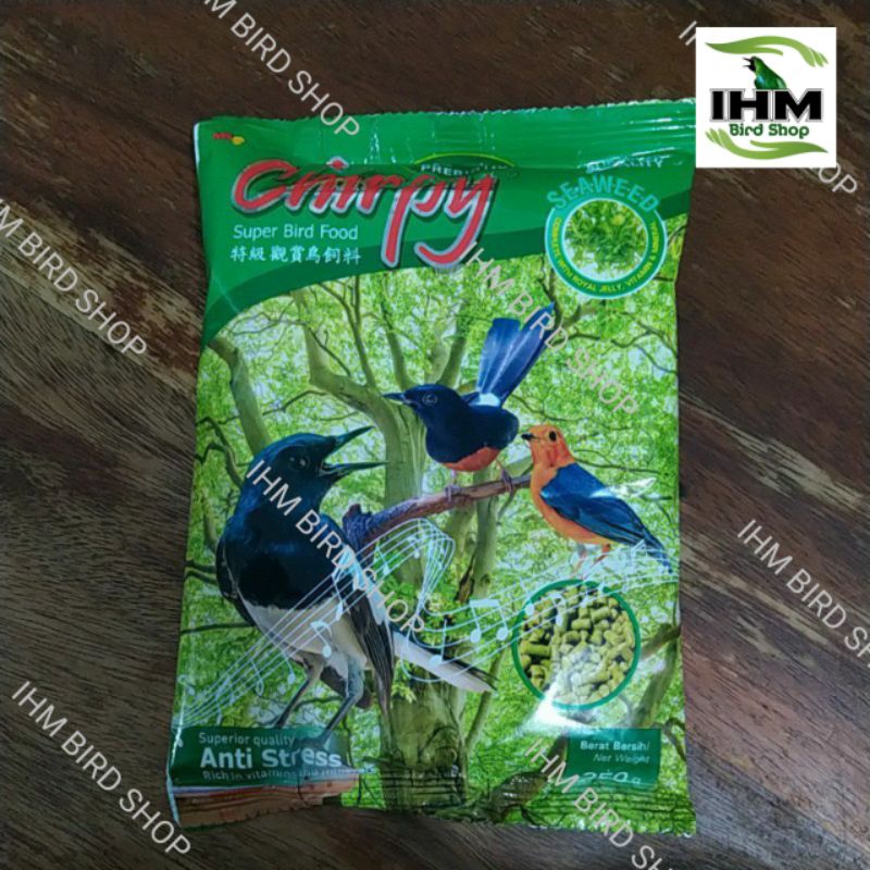 IHM - CHIRPY SEAWEED 250gr PAKAN BURUNG HARIAN MATAHARI SAKTI SUPER BIRD FOOD Makanan Burung Murai B