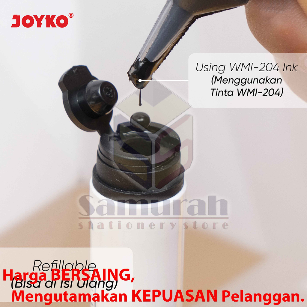 

mdn Spidol White Board Marker Joyko WM 65 Bisa Isi ulang / Spidol Papan Tulis Bisa Hapus /