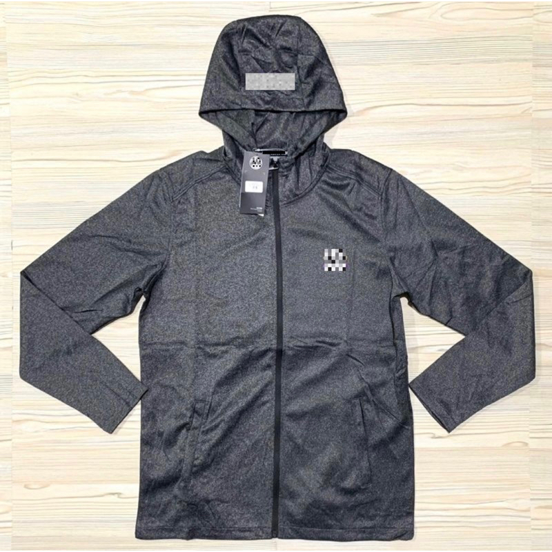 JAKET BAHAN IMPORT PREMIUM LENGAN PANJANG UNISEX IMPORT RUNNING ABU NAVY HITAM