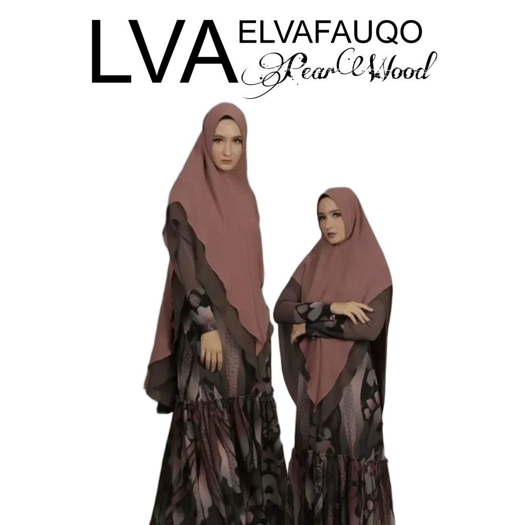 LVA SYARI I ELVAFAUQO I JANETTE SERIES I BAJU SET SYARI I BAJU MUSLIMAH