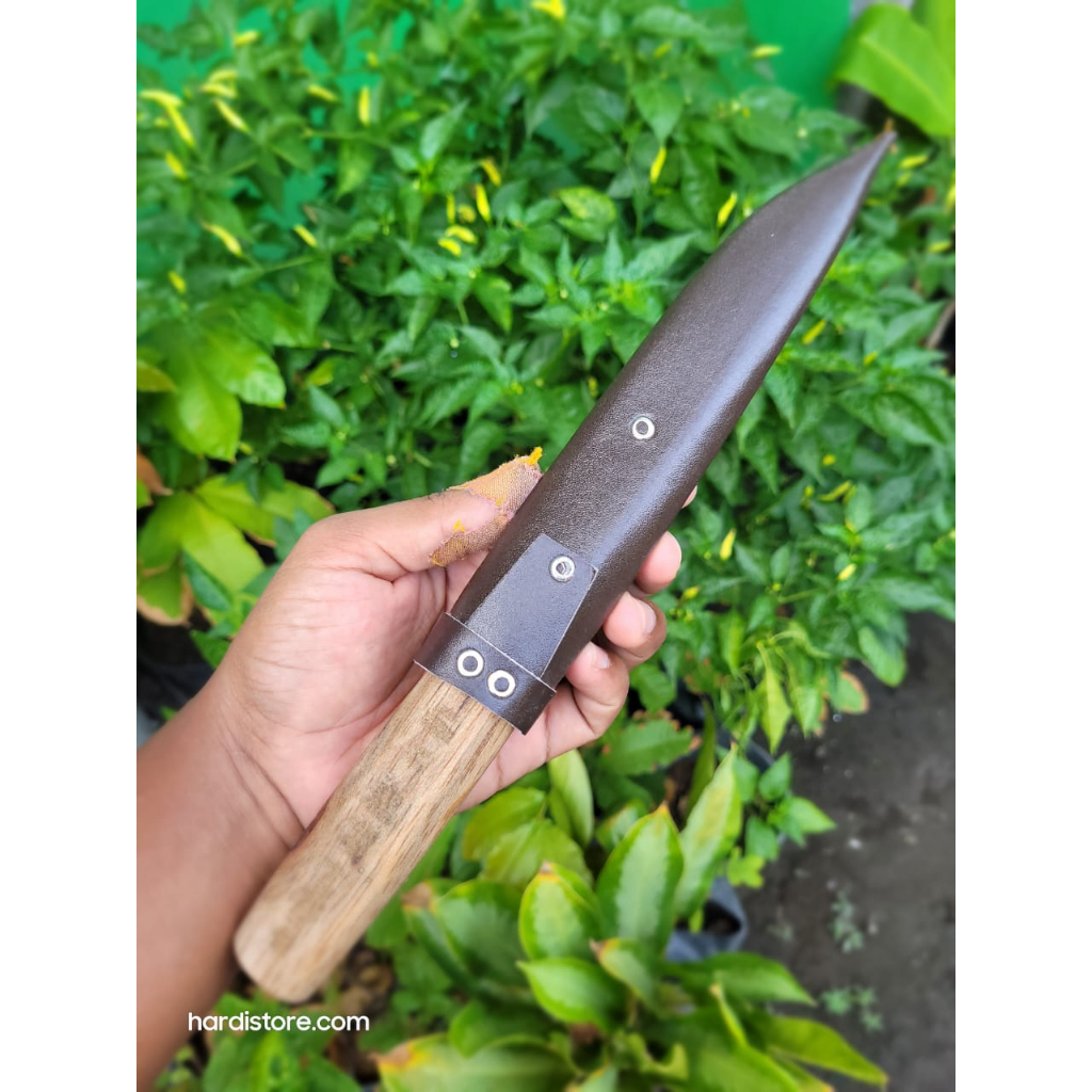 ID PISAU DAPUR SERBAGUNA 16 CM BAHAN EKS GERGAJI M42 TAJAM + SARUNG KALB