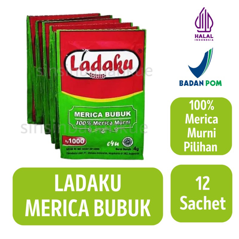 

Ladaku merica bubuk isi 12 sachet (1 renceng)