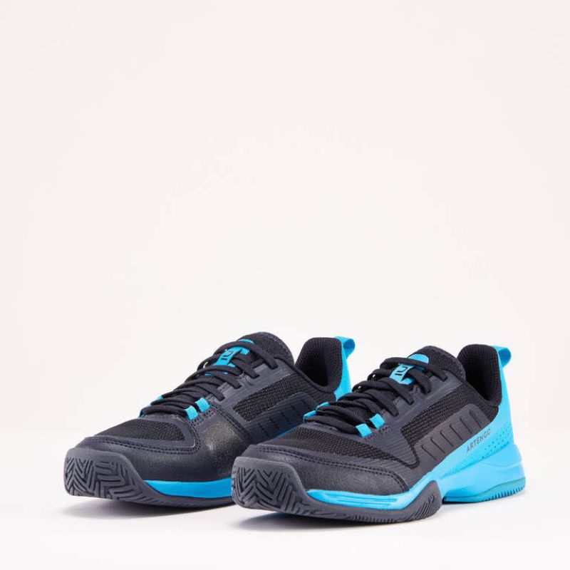 Sepatu Tenis Anak TS500 - Black/Blue