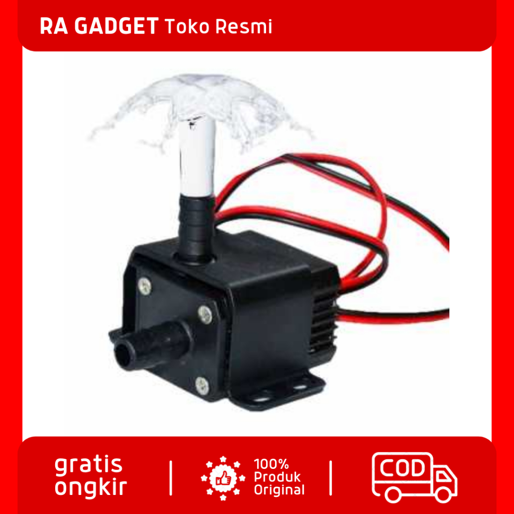 Pompa Air Aquarium Ikan Submersible Pump Fish Tank / Pompa Air Celup Mini Sirkulasi Aquarium Kolam I