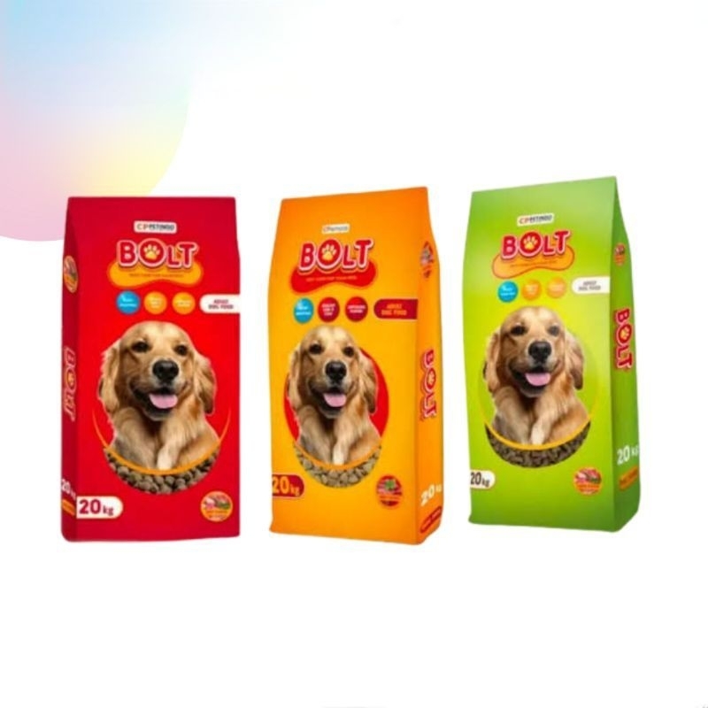BOLT DOG 1 KG Makanan Anjing - Pakan Kering Anjing - Pakan Doggy - Dog Food Murah