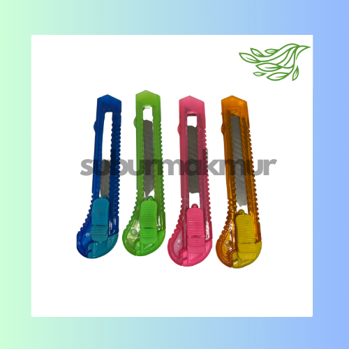 

Pisau Cutter Besar Murah Transparant / Kater Plastik Alat Potong Tajam [PER PCS] BEST SELLER