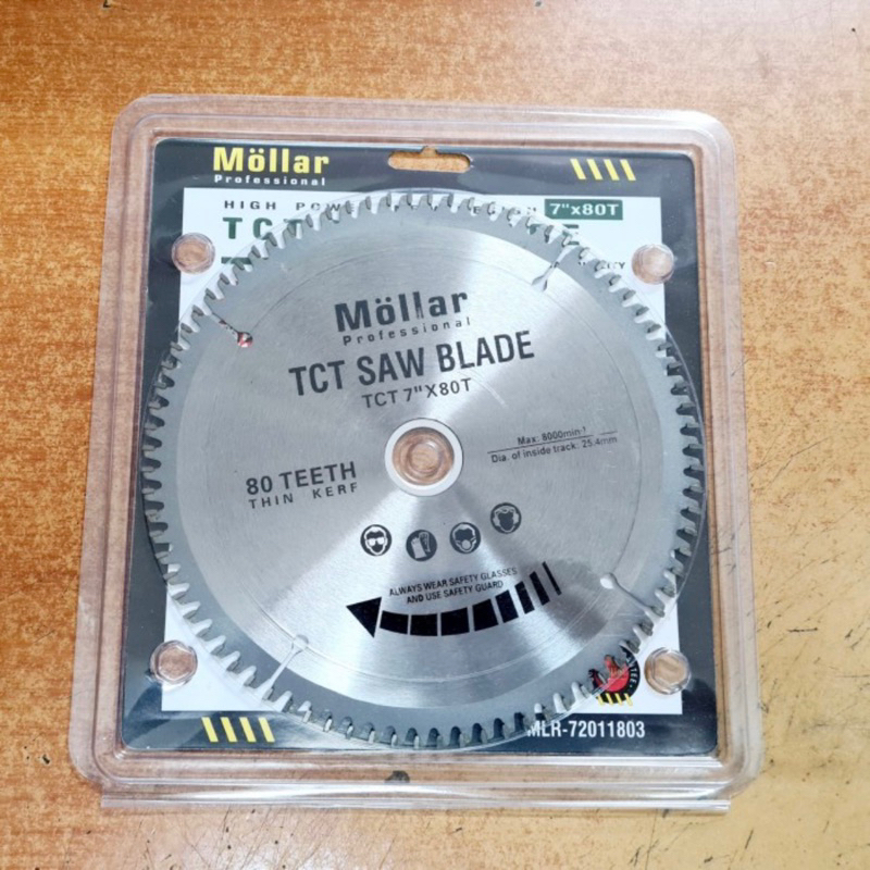 MOLLAR Mata gergaji Aluminium 7” 80T | TCT 7”x80T Saw Blade