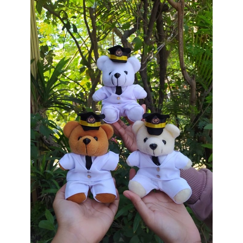 Boneka Mini IPDN 12cm Kado Pelantikan Kado Wisuda Boneka IPDN Pelengkap Hampers Boneka Buket