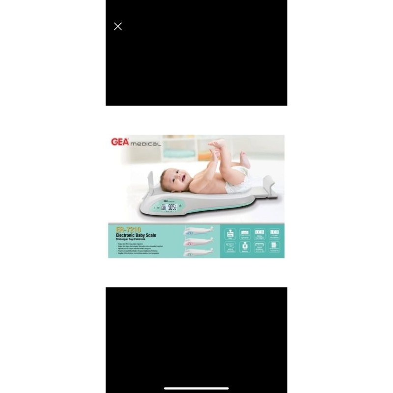 PRELOVED Gea digital ER-7210 timbangan bayi