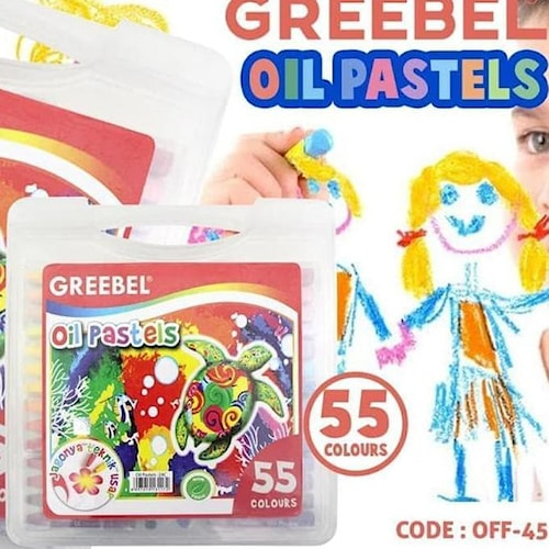 CRAYON OIL PASTEL GREEBEL 55 WARNA