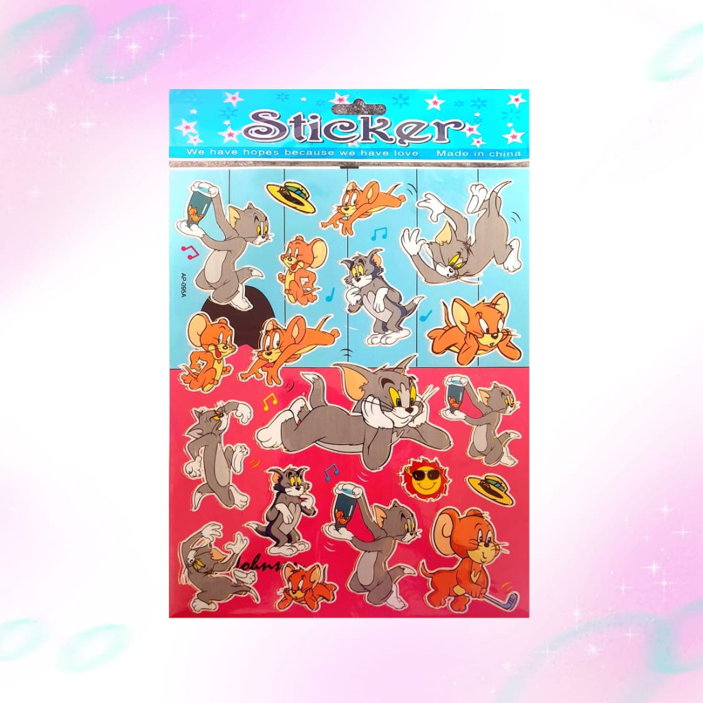 

Gambar Tempel Laser Sticker Stiker Laser Anak Karakter Kartun Tom & Jerry