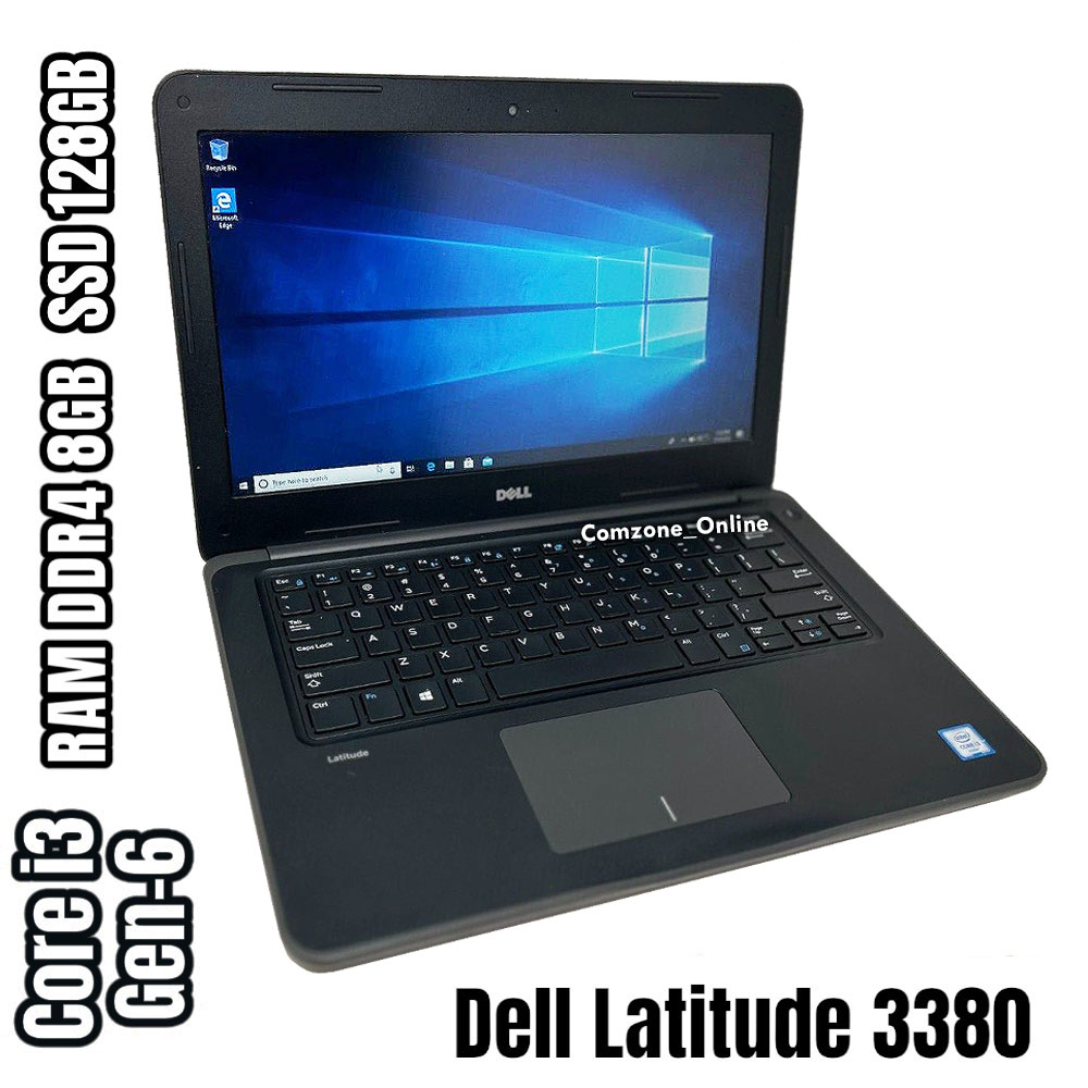 Laptop Bekas Dell Latitude 3380 Core i3 Gen-6 i5 Gen-7 DDR4 8GB SSD 128GB WebCam nbd12