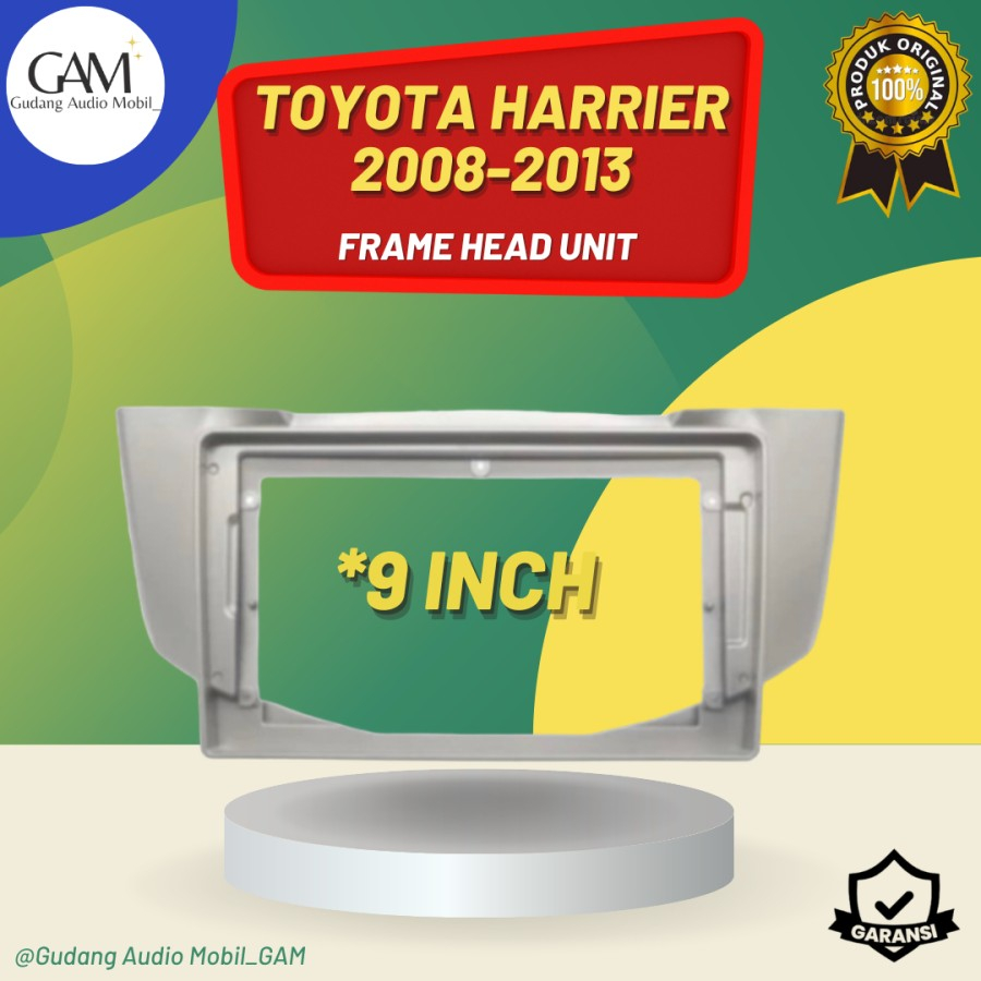 FRAME HEAD UNIT 9 INCH TOYOTA HARRIER 2008-2013