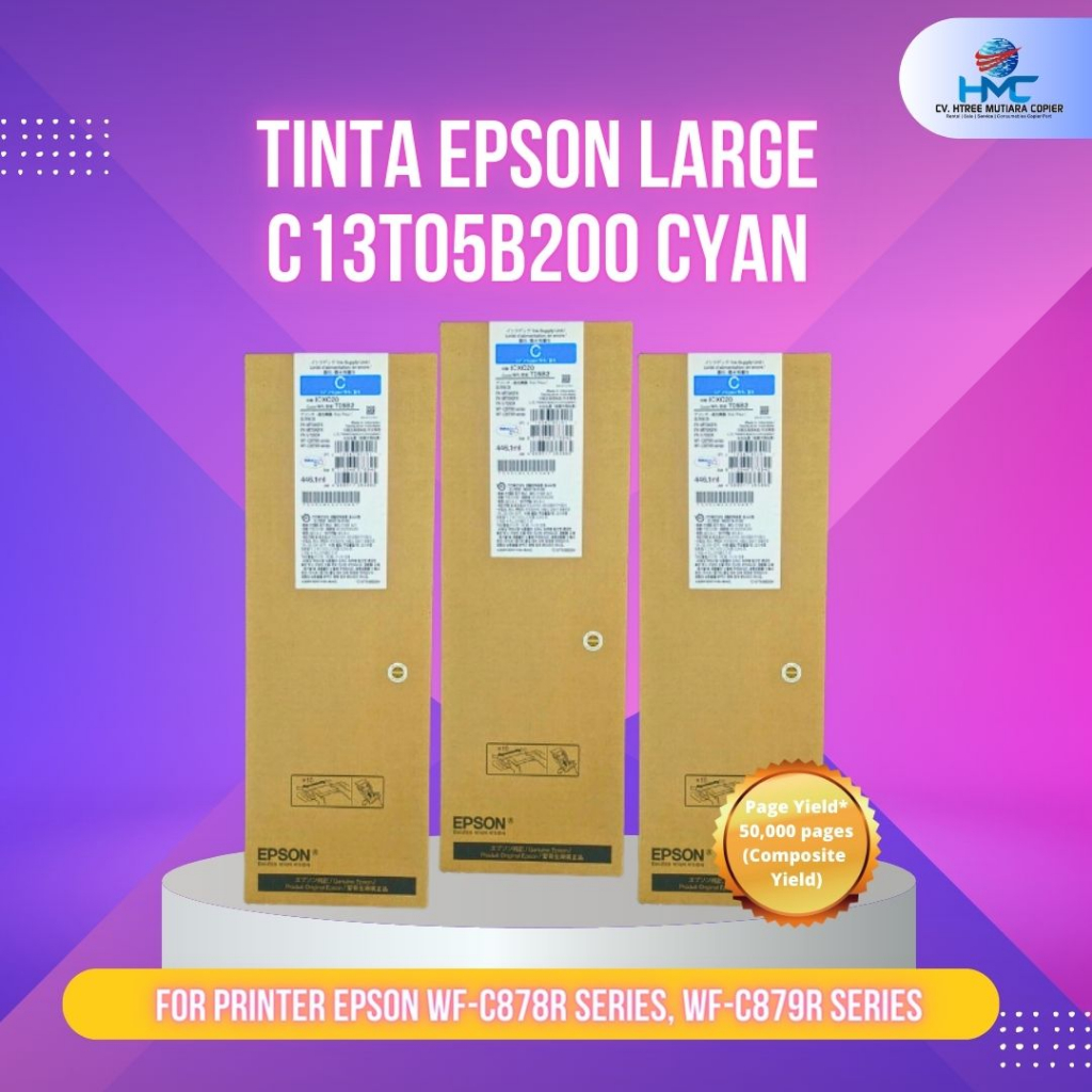 Tinta Epson C13T05B200 Cyan | WF-C878R / WF-C879R