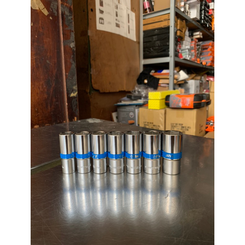 Mata sok panjang 3/8DR IWT 16 17 18 19 20 21 22 24mm 6PT JAPAN SATUAN