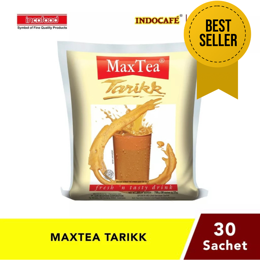 

Teh Max Tea Tarik Isi 30 Sachet 750 gr - Halal Teh Tarik Sachet MaxTea